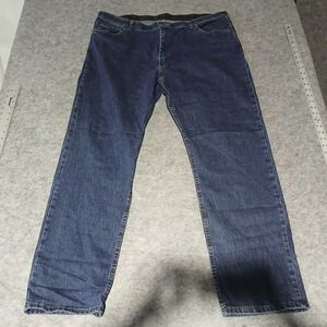 Wrangler‎ Premium Quality Denim Jeans Comfort Waistband Dark Wash Mens